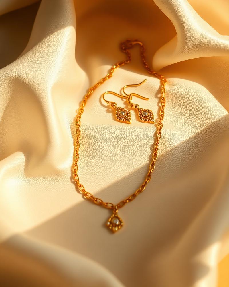 Cartier Cadena y pendientes vintage